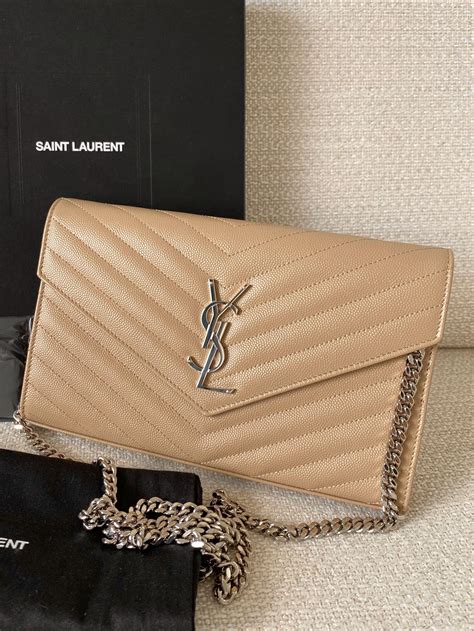 ysl bags tan